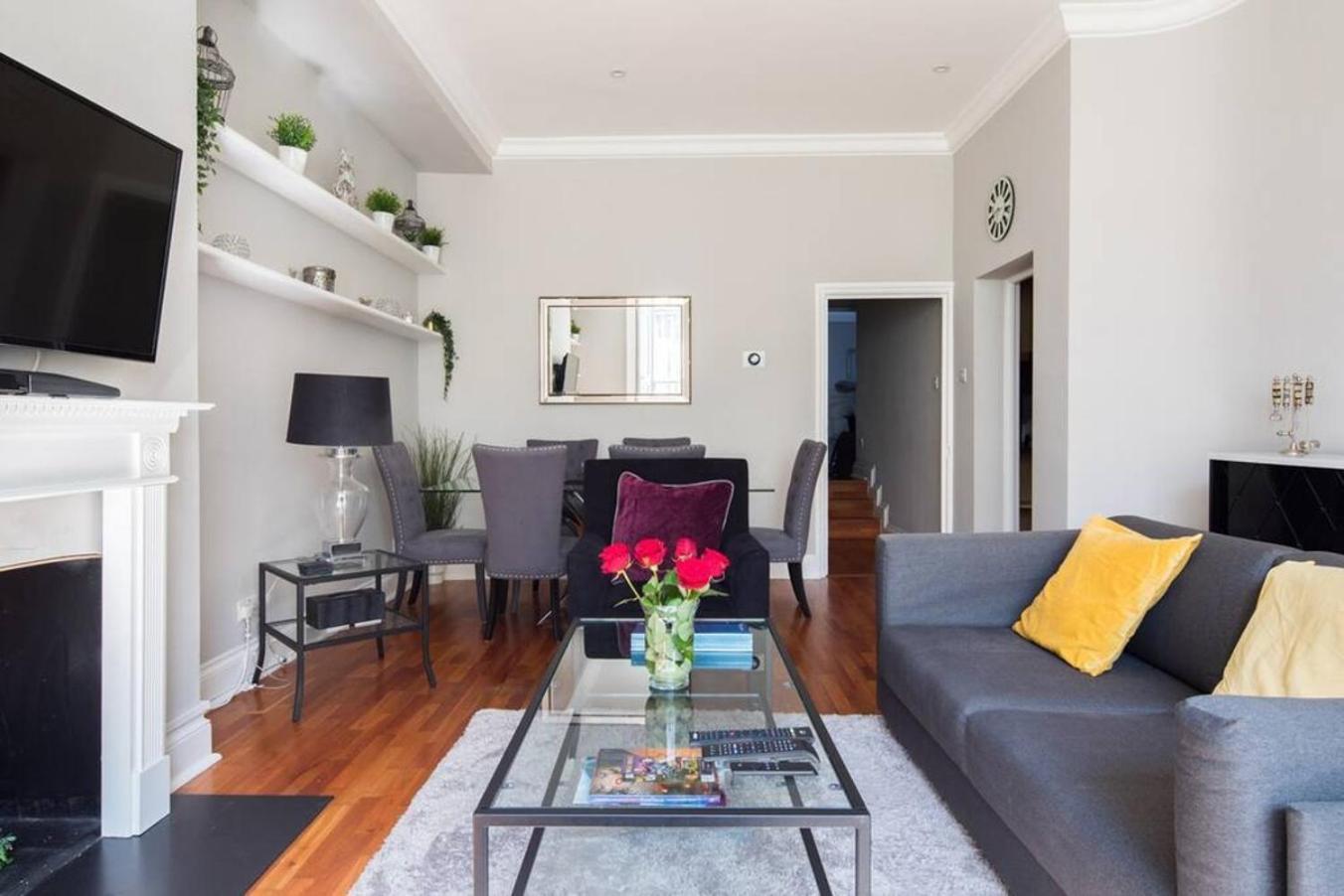 Steps From Hyde Park 2Br 2Bath Sleeps 6 Apartment ลอนดอน ภายนอก รูปภาพ